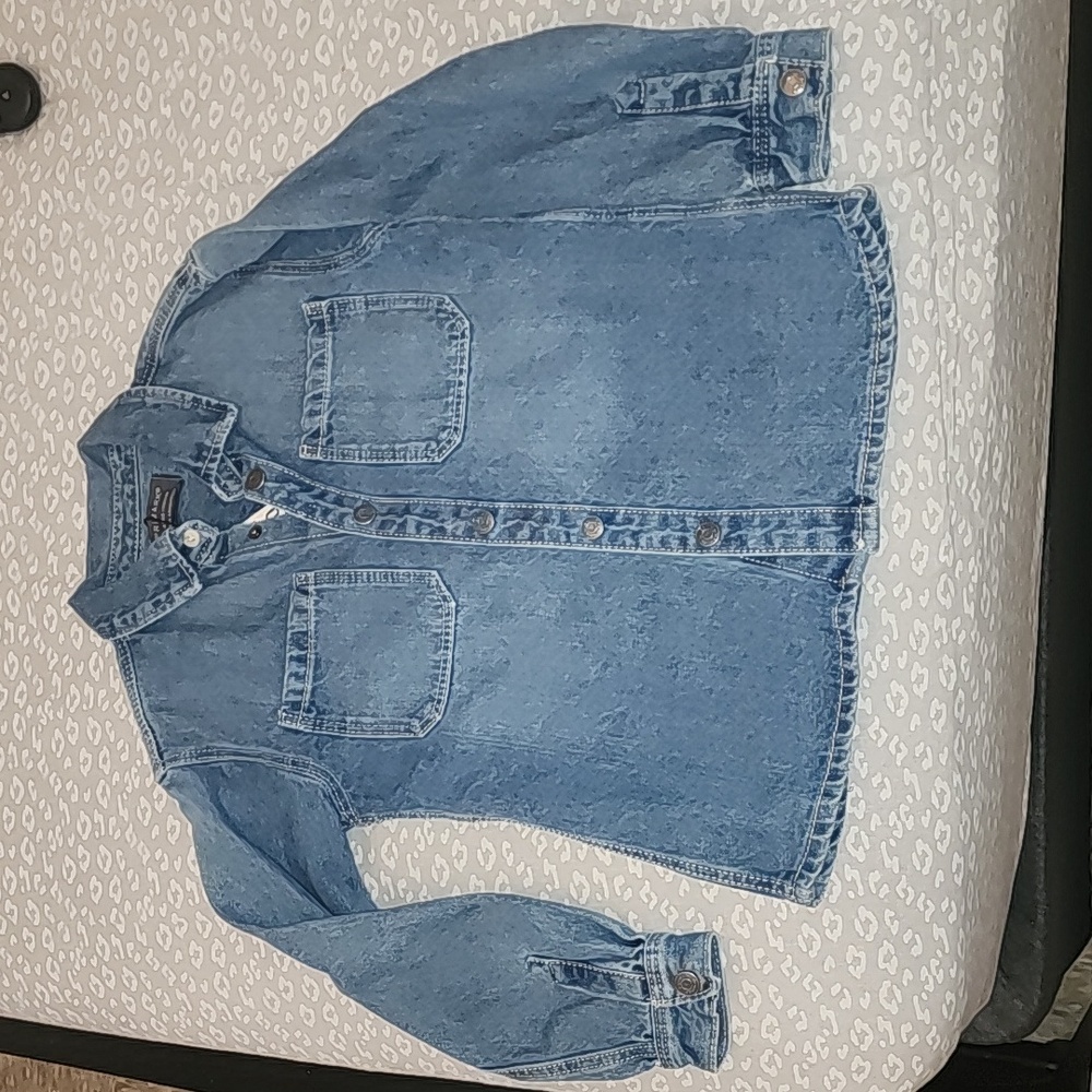 Boys jean shirt jacket